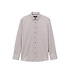 Modern Fit Tan Blue Print Shirt