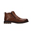 Cognac Side Zip Low Boots