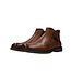 Cognac Side Zip Low Boots