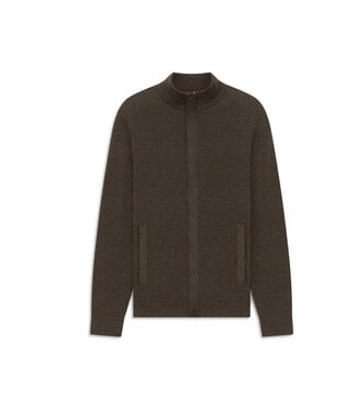 BUGATTI Brown Full Zip Sweater