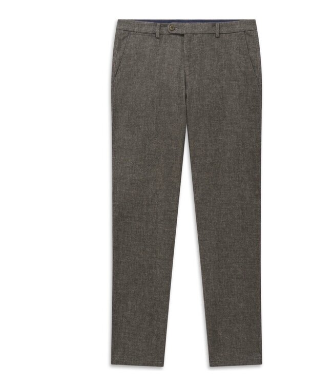 Modern Fit Brown Heavy Twill Pants