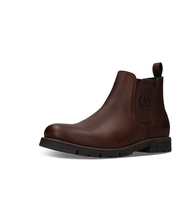 Dark Brown Zippered Chelsea Boots