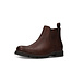 Dark Brown Zippered Chelsea Boots