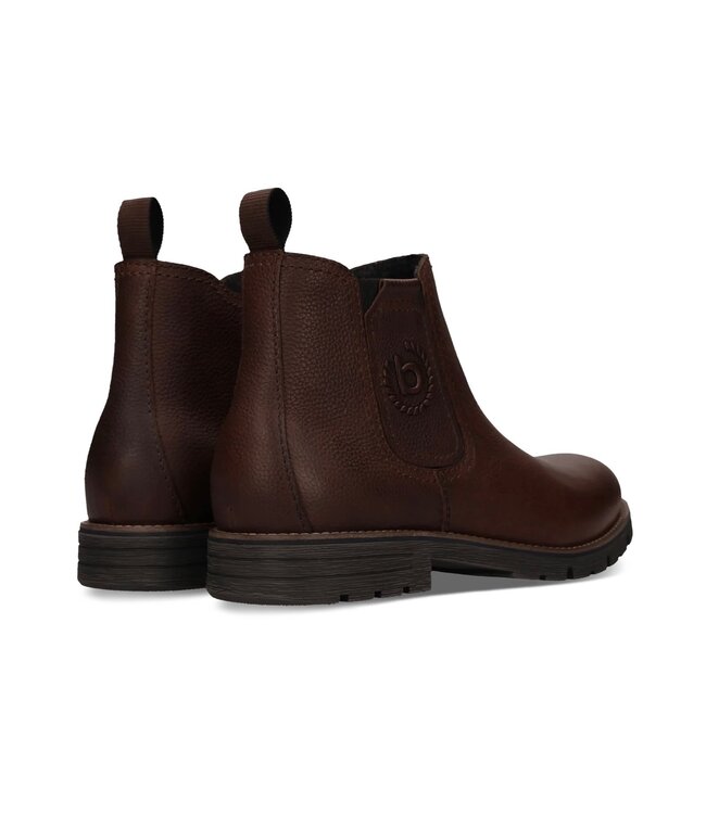 Dark Brown Zippered Chelsea Boots
