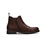 Dark Brown Zippered Chelsea Boots