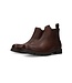 Dark Brown Zippered Chelsea Boots