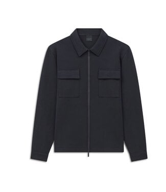 BUGATTI Navy Snap Pocket Overshirt