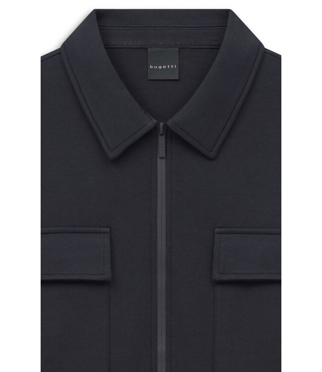 Navy Snap Pocket Overshirt