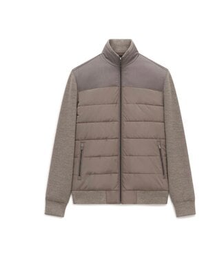 BUGATTI Taupe Full Zip Multi Media Full Zip