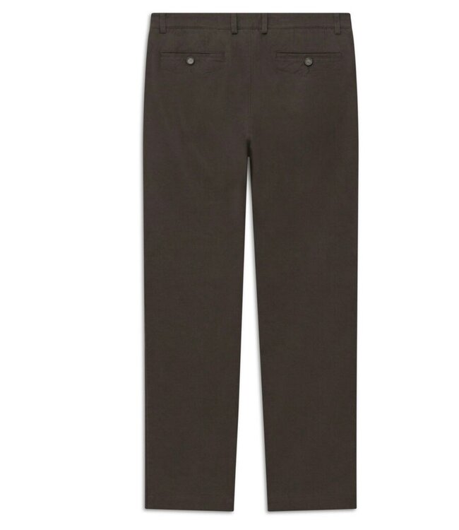Modern Fit Brown Casual Pants