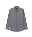 Modern Fit Navy Tan Shirt