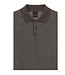 Brown Print Polo Sweater