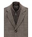 Brown Plaid Wool Coat