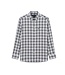 Modern Fit Green Navy Paid Shirt