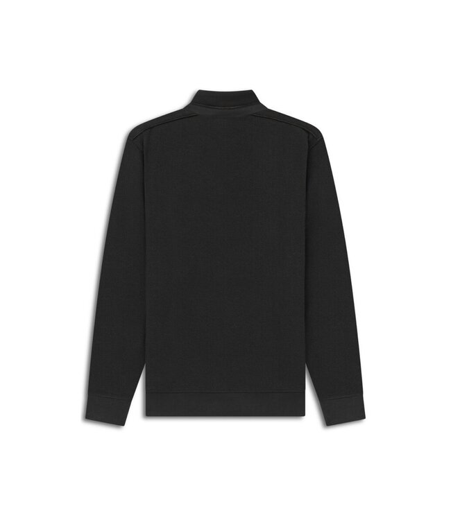Charcoal Tan Trim 1/4 Zip