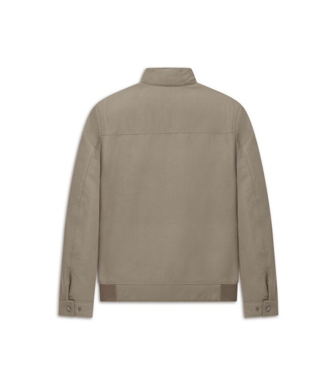 Mid Tan Twill Bomber