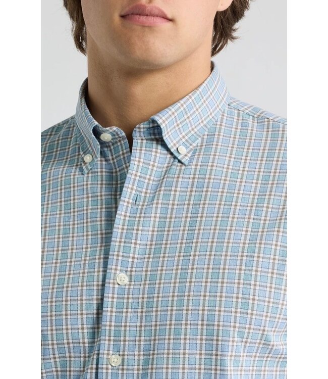 Classic Fit Helious Blue Brunswick Shirt