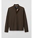 Coffee 1/4 Button Henley