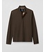 Coffee Cotton Blend Henley