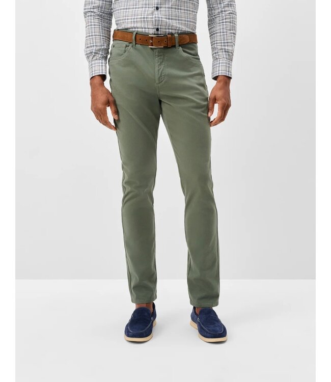 Classic Fit Kelp Carmel 5 Pocket Pants