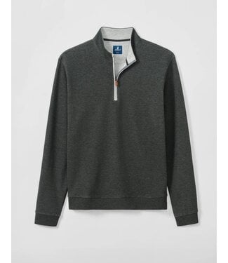 JOHNNIE-O Black Heather Sully 1/4 Zip