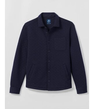 JOHNNIE-O Navy Stowe Quilted Swacket