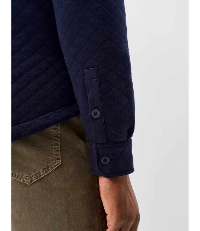 Navy Stowe Quilted Swacket