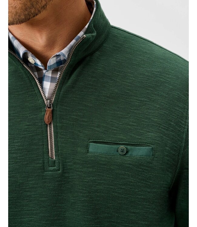 Evergreen Flame Stitch 1/4 Zip