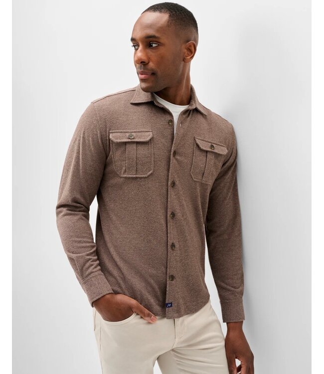 Havana Sequoia Twill Solid Overshirt