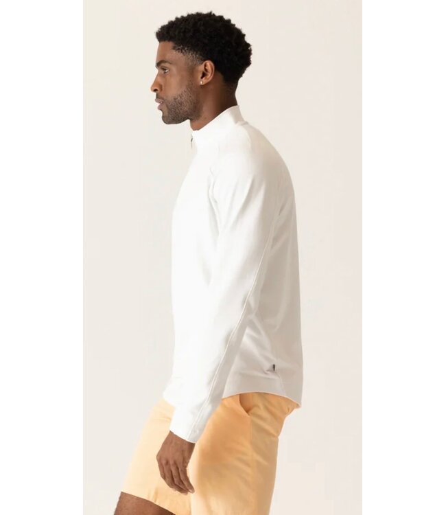 White Techno Microlight 1/4 Zip