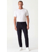 Navy Textured Drawstring Pants