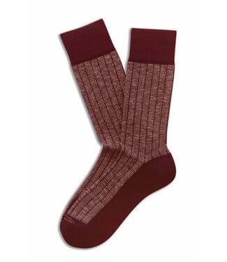 MARCOLIANI Burgundy Neat Sneaker Socks