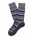 MARCOLIANI Navy Striped Sneaker Socks