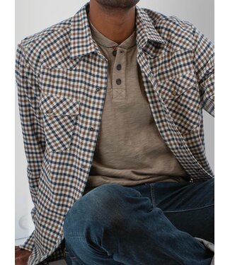 OLD RANCH Classic Fit Brown Ranger Shirt