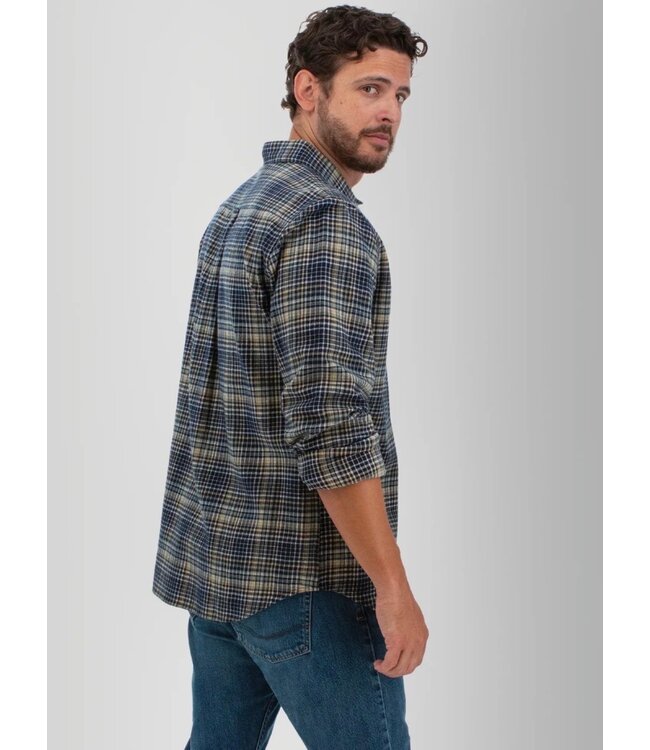 Classic Fit Navy Rustic Ridge Shirt