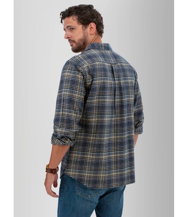 Classic Fit Navy Rustic Ridge Shirt
