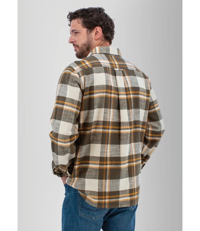 Classic Fit Brown Chase Plaid Shirt
