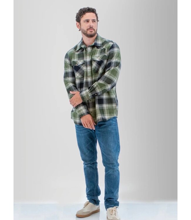 Classic Fit Green Ranger Plaid Shirt