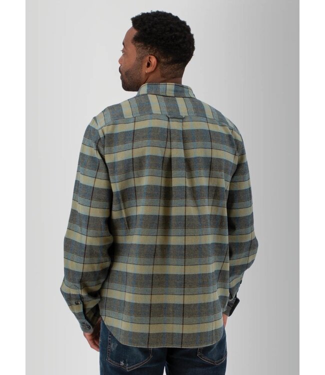 Classic Fit Green Chase Plaid Shirt