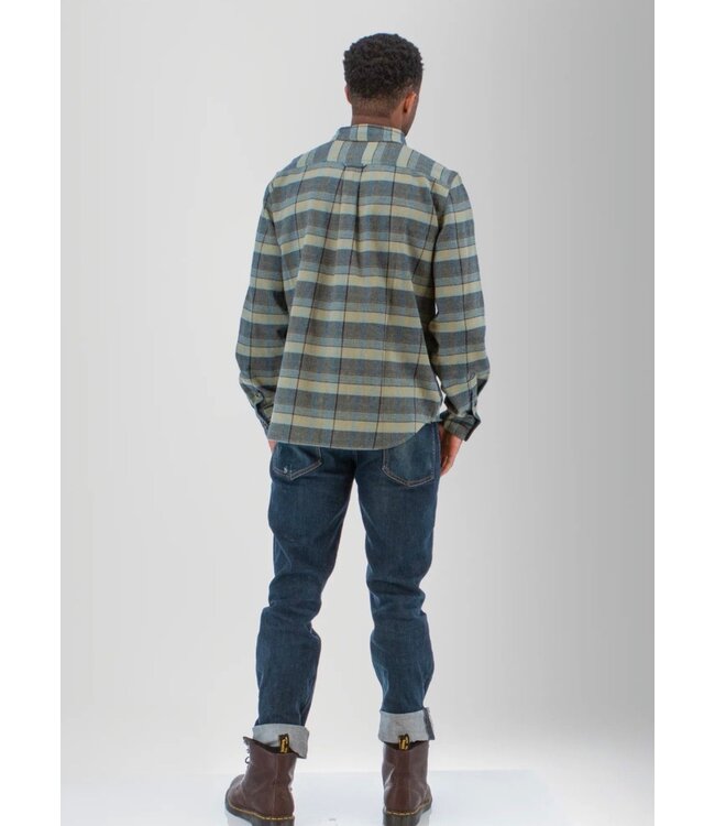 Classic Fit Green Chase Plaid Shirt