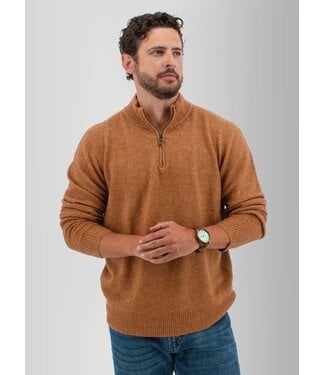 OLD RANCH Camel Wade 1/4 Zip Sweater