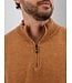 Camel Wade 1/4 Zip Sweater