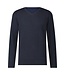 FELLOWS UNITED Navy V Neck Sweater