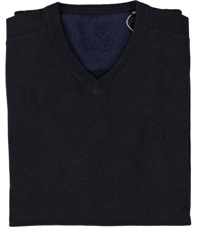 Navy V Neck Sweater