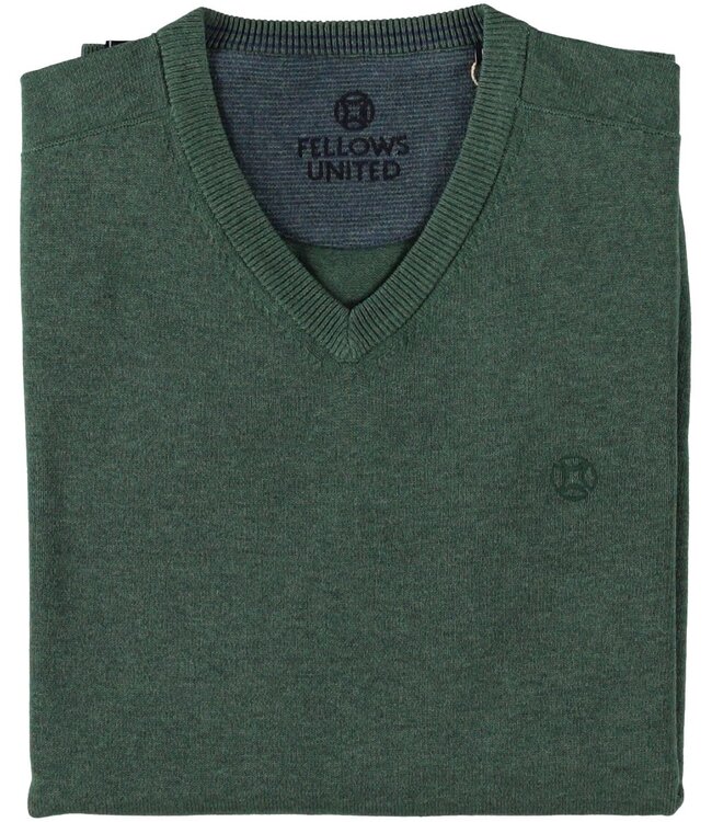 Green V Neck Sweater
