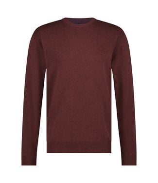 FELLOWS UNITED Burgundy Crew Neck Sweater