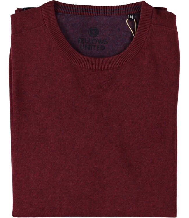 Burgundy Crew Neck Sweater