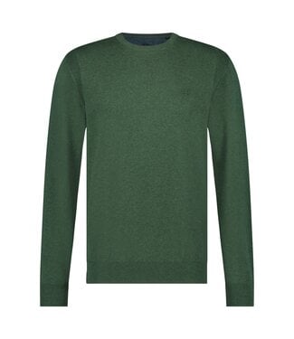 FELLOWS UNITED Dark Green Crew Neck Sweater