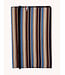 Blue Brown Striped Scarf