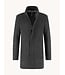 Dark Grey Funnel Neck Coat